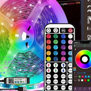 PARA BOARD O CUARTO ⚡. 20 METROS DE LUCES LED RGB.CON TRANSPORTE POR UN PRECIO ADICIONAL - 3/5