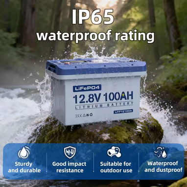 Anern Upgrad High Quality 1280WH 12.8V 100AH LiFePO4 Lithium Battery - 6/7