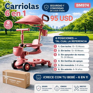 Cunas, coches y triciclos para niños y niñas - 3/6