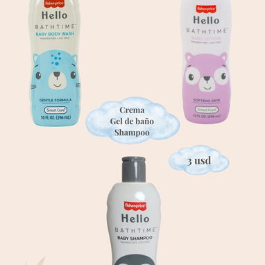 Aseo para bebé (gel de baño, shampoo, aceite corporal y más) - Img 121799339