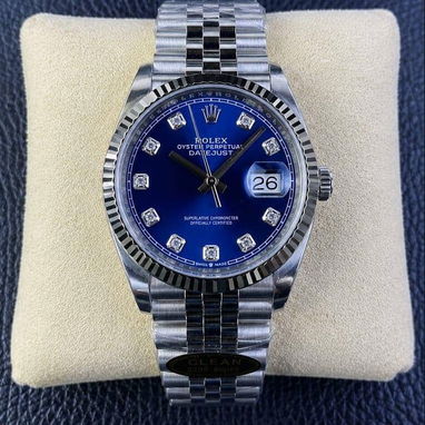 ⌚💙 RELOJ ESTILO ROLEX DATEJUST AZUL 💙⌚ 🦋 - Img 126071557