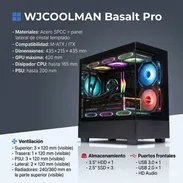 Chasis Pecera WJ COOLMAN Micro atx 9 fanes incluidos y controladora con mando - Img 55782182