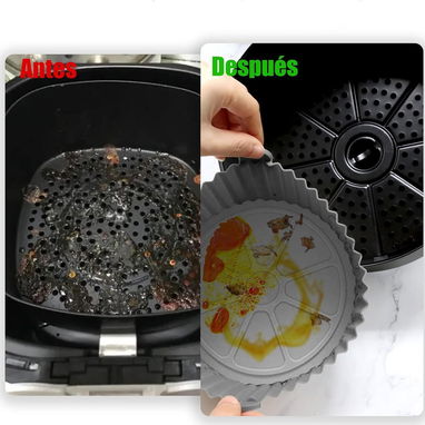 🌀 Molde de Silicona para Freidora de Aire 12L | Reutilizable, Antiadherente y Resistente al Calor ♨️🍟  5.887.23.60 - Img 104322363