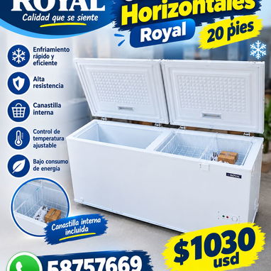 Congeladores Horizontales Royal doble Puerta - 2/2