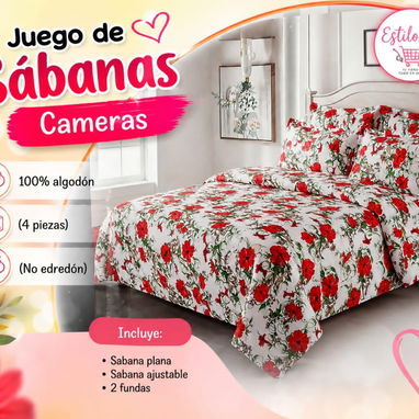 Juegos de sábanas cameras - 8/10