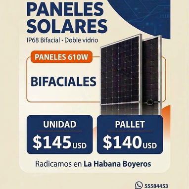 Paneles solares mono faciales y bifaciales - 3/3