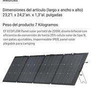 Panel solar marca EcoFlow plegable de 220 w - Img 55164666