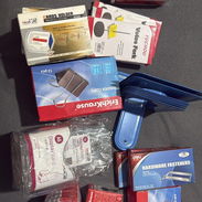 Portaminas, clips, presilladoras, porta tarjetas, álbum tarjetas, - Img 56086013