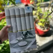 Set de doylet para 6 comensales con portavasos🌸* (Sa) - Img 55365082
