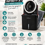 VENTILADOR SOLAR INDINITY X1 CON NEBULIZADOR - Img 56655381