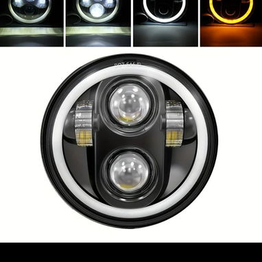 Pantalla 5.75 pulgadas para moto GN125 y muchas más LED calidad q trae luz diurna e intermitente o luz diurna amarilla. - Img 80358358