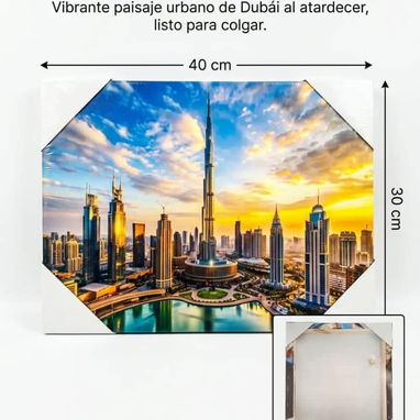 Cuadros de lienzo Traen los enganches para colgarlo en pared Verticales: 40 cm - Img 125905782