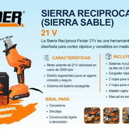 Sierra Recíproca (Sierra Sable) FINDER® de 21V - Img 57699072