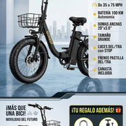 BICICLETA ELÉCTRICA CON CANDADO Y BOMBA DE AIRE‼️ - Img 56368148