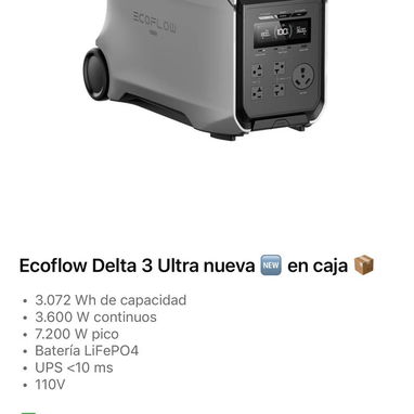 🔋 Adquiere un EcoFlow  que respalde la ⚡Energia q tu necesitas 🚨 - 4/5