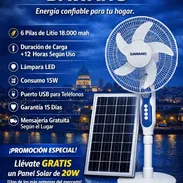 Ventilador Recargable Dawang 16" nuevo con garantía y mensajería ! - Img 56200000