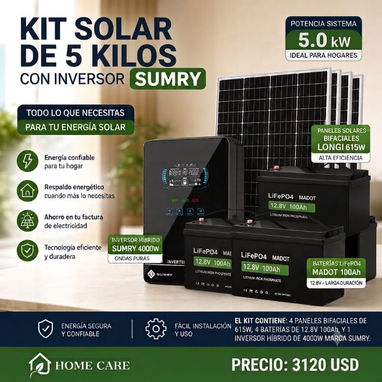 Kit solares con inversor y batería - 4/4