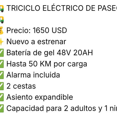 Triciclos Venta directa - Img 123694546