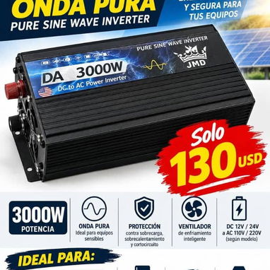 INVERSORES DE ONDA PURA SINUSOIDAL 12V DC Y 72 VDC A 110 V AC - 2/2