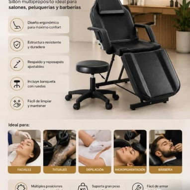 Sillones de barbería y peluqueria - 3/3