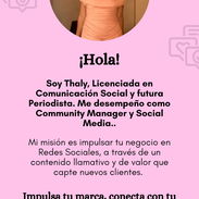 Community Manager, Social Media y Creadora de contenido y diseño - Img 55276441