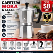 CAFETERA MOKA 6 TAZAS Nuevas en caja - Img 56149591