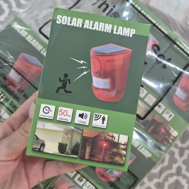 ALARMA CON PANEL SOLAR PARA EXTERIOR.  30 USD - 3/3
