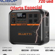 *🔥OFERTA PARA ESTE 2026🔥* 🌟 BLUETTI AC180P 🌟 🔌 1800 W de salida + Power Lifting 2700 W 🔋 - Img 54540819