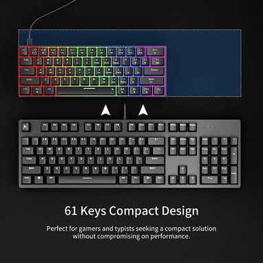 Newmen GM611  | Teclado Mecánico 60% - 4/7
