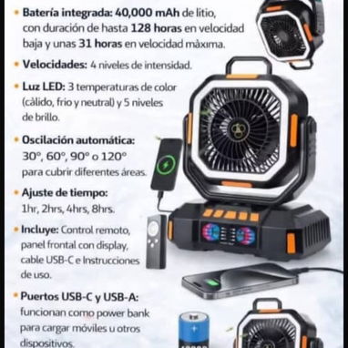 Ventiladores recargables - Img 126254325