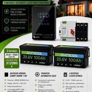 INVERSOR DE 4000W CON DOS BATERIA DE 25.6V 100AH - Img 56848928