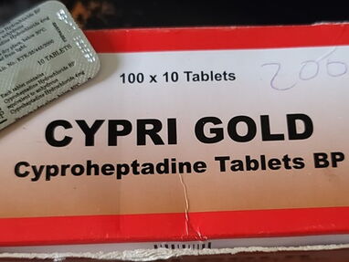 👉 ))- ANTIHESTAMNICOS -(( Cyproheptadine 4mg 1 Tiras de 10 Tableta 👈 - Img 60199052