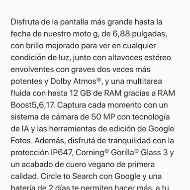 Nuevo Motorola 130 USD. 4GB de RAM + 64GB de almacenamiento - 2/4