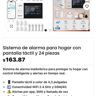 📲52774129 Sistema de Alarma KERUI para Casa (2 Sensores) avisos por sms y sirena de alta intensidad - Img 127034250