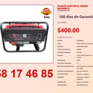 PLANTA ELÉCTRICA 3000W MAXMECH - Img 54824510