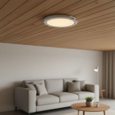 Lámpara LED Recargable con Sensor de Movimiento, Control Remoto y 3 Tonos de Luz - 2/3
