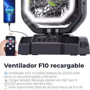 Ventilador F10 recargable - Img 55390887