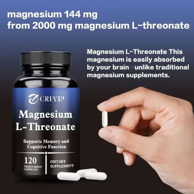 L Treonato de Magnesio 2000 mg Frasco de 120 cápsulas - Img 119498815