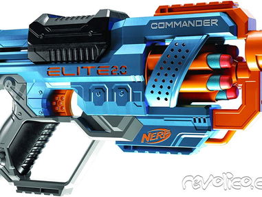 Pistolas Mega Nerf Balas Incluídas Azul, Brinquedo Nerf Usado 49272840