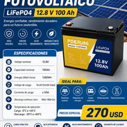 Batería LiFePO4 12.8V 100Ah Mensajería gratis - Img 57223904