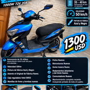 Moto Eléctrica Galaxy FS-Shark Sport Edition 1000W 72V 20A - Img 57593132