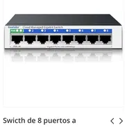 Swicth de 8 puertos a Gigabit gestionable 50 usd - Img 54617896