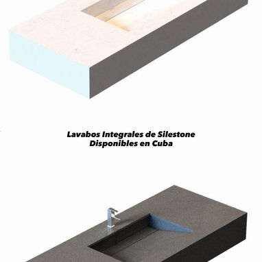 Lavabos Integrales de Dekton y Silestone - Img 106459600