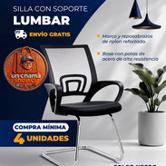 🪑SILLA CON SOPORTE LUMBAR COLOR NEGRO. ENTREGA GRATIS CON FACTURA. TL 54833699 - Img 56427147
