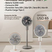 Ventilador recargable de pedestal - Img 56920237