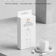 Cargador de iphone 25w cable y cajita carga rapida - Img 55783401