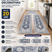 JUEGO DE ALFOMBRAS DECORATIVAS NUEVAS!!! - Img 54883606