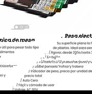 Pesa electrónica de mesa. Nueva a estrenar - Img 49082050