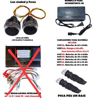 PIEZAS PARA MOTOS ELÉCTRICAS HABANA - Img 111940926