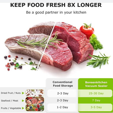 Selladora al vacío para alimentos 5 en 1 🌐 - 7/10